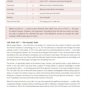 Personal Numerology Feminine Blueprint